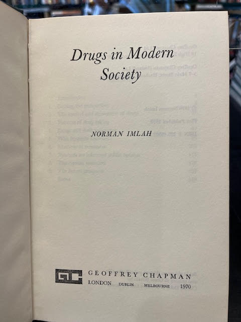 Drugs in Modern Society