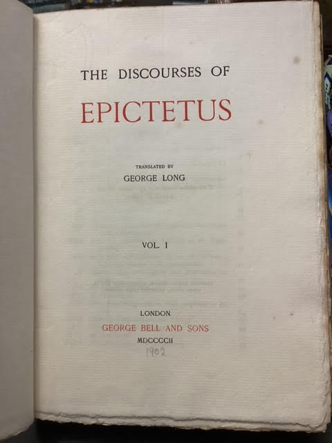 The Discourses of Epictetus