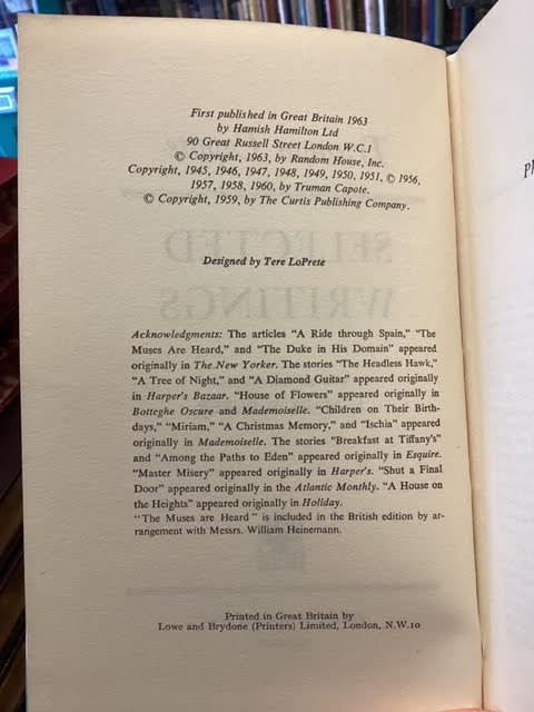 Selected Writings