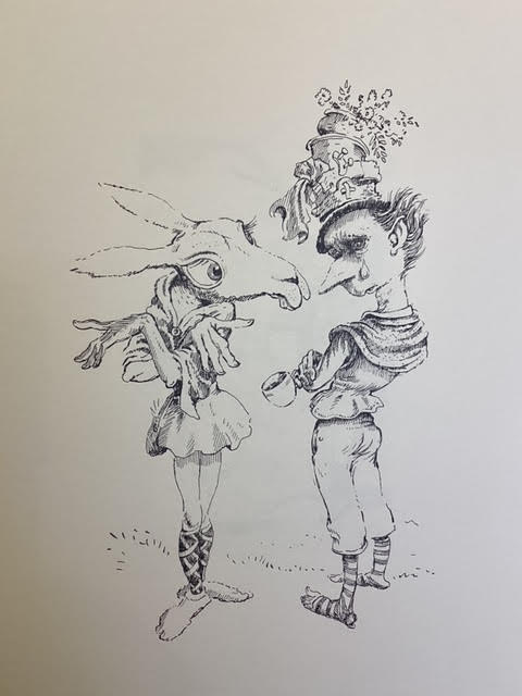 Peake's Alice: Mervyn Peake's Drawings, Alice's Adventures in Wonderland & Through the Looking Glass