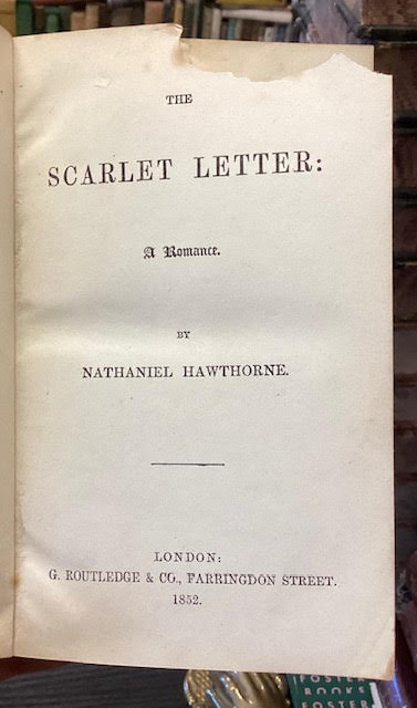 The Scarlet Letter; House of the Seven Gables [two volumes in one]