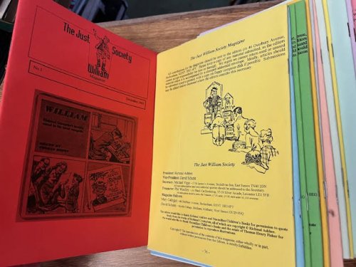 The Just William Society Magzine. December 1995 - Summer 2023. 44 issues.
