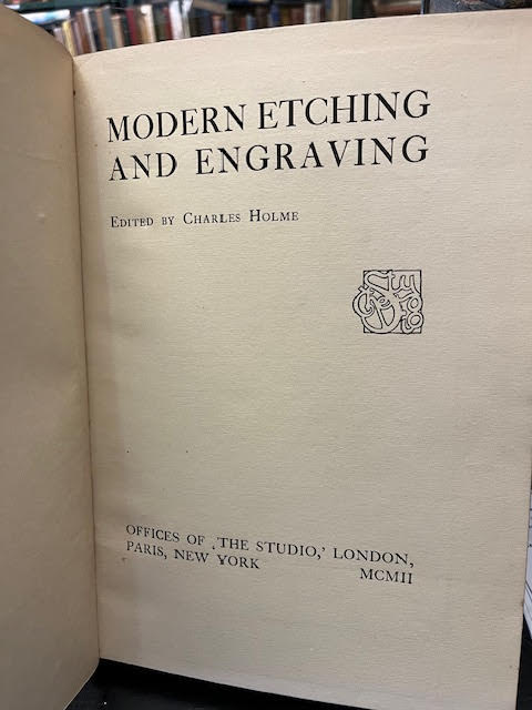 Modern Etching and Engraving; Masters of English Landscape Painting [2 volumes in 1]