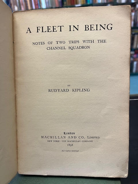 A Fleet in Being : Notes of Two Trips With the Channel Squadron