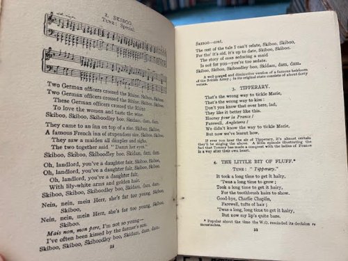 Tommy's Tunes : an additional collection of soldiers' songs, marching melodies, rude rhymes and popular parodies, composed collected, and arranged on Active Service