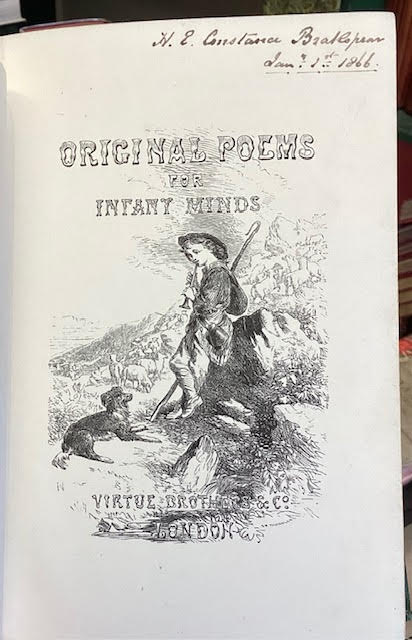 Original Poems for Infant Minds