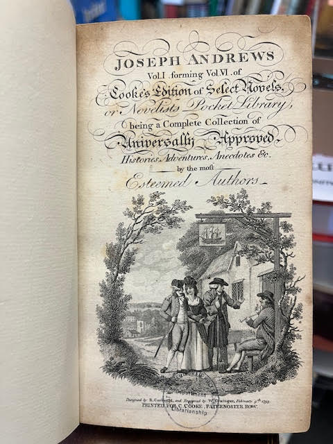 The Adventures of Joseph Andrews, and His Friend Mr. Abraham Adams. In 2 volumes.