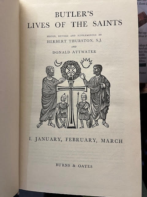 Butler's Lives of the Saints in 4 Volumes