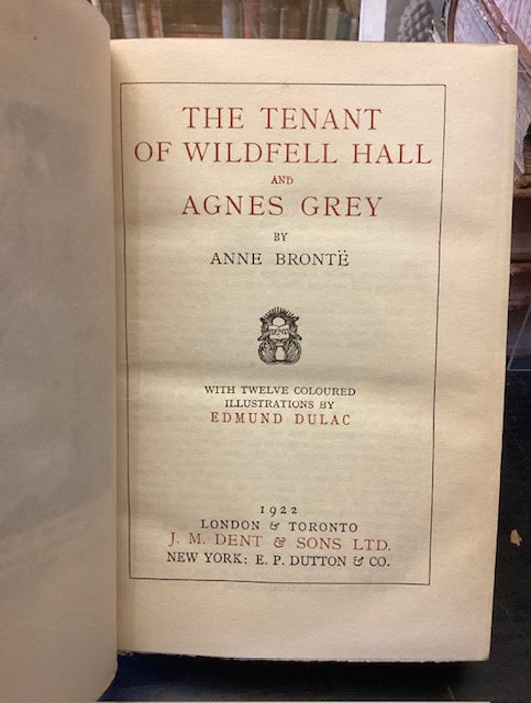The Tenant of Wildfell Hall and Agnes Grey