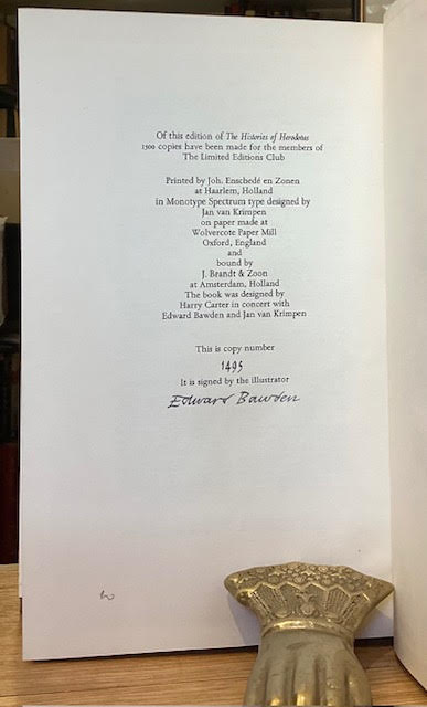 Here Are Set Forth The Histories of Herodotus of Halicarnassus