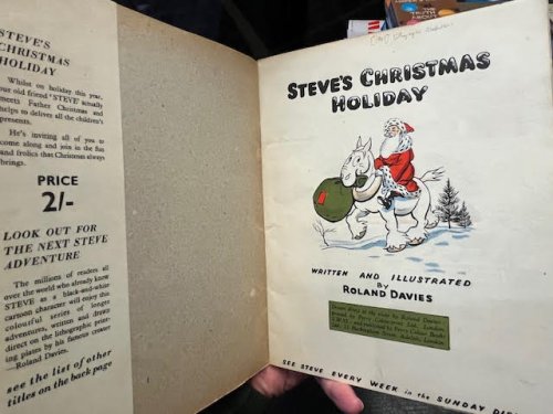 Come on Steve: Picture-story for Children. Steve and the Little Engine. Steve at the Seaside. Steve's Christmas Holiday. Steve Goes to London. 4 volumes.