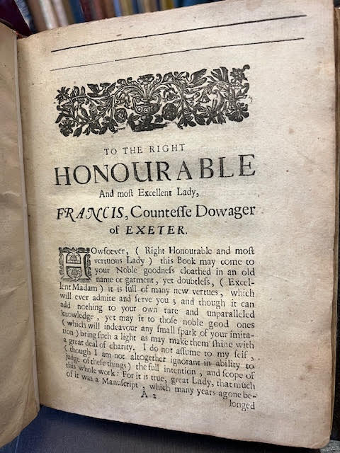 The English Hous-wife, Containing The inward and outward Vertues which ought to be in a compleat Woman As her skill in Physick, Surgery, Cookery, Extraction of Oyls, Banquetting stuff, Ordering of great Feasts, Preserving of all sorts of Wines, conceited Secrets, Distillations, Perfumes, ordering of