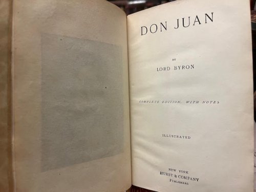 Don Juan. Complete Edition. With Notes.