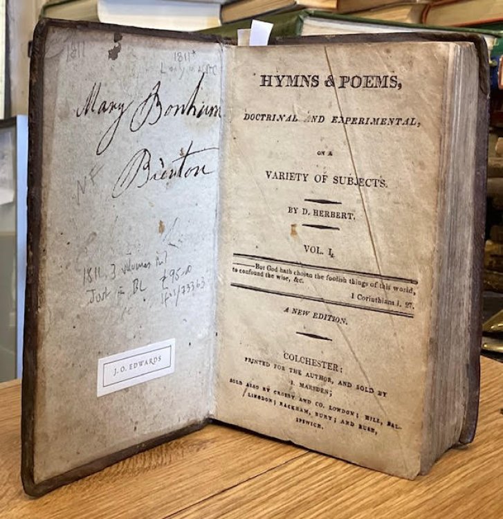 Hymns & Poems, Doctrinal And Experimental, On A Variety Of Subjects. 3 volumes in 1.