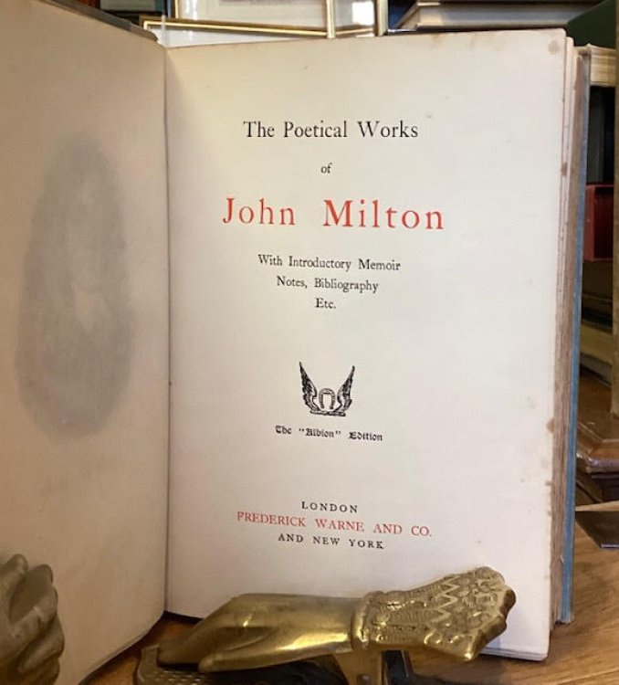 The Poetical Works of John Milton