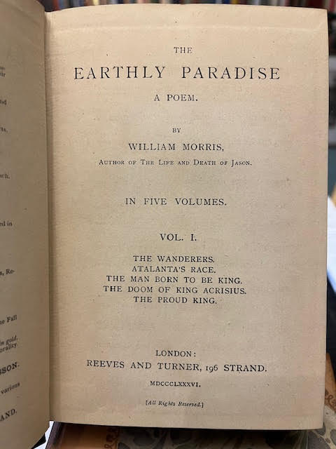 The Earthly Paradise, a Poem