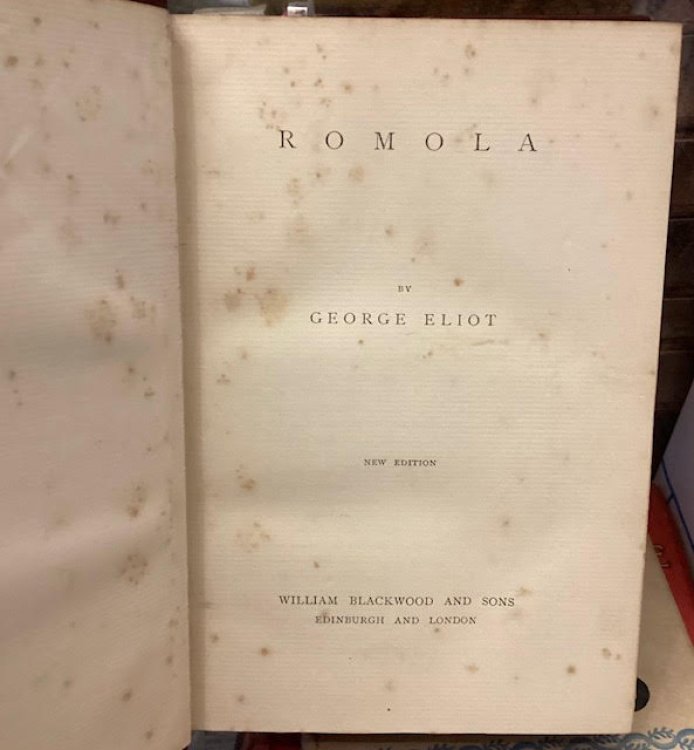 Romola (Novels of George Eliot Volume VI)