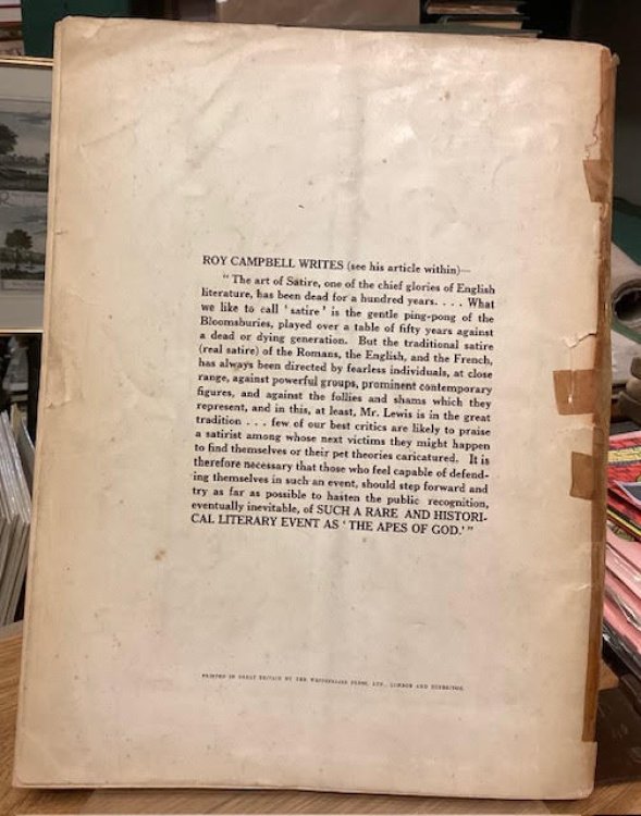 Satire & Fiction [Enemy Pamphlets No. 1]