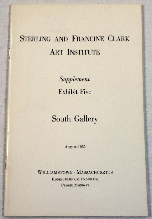 Supplement - Exhibit Five - South Gallery - August 1959