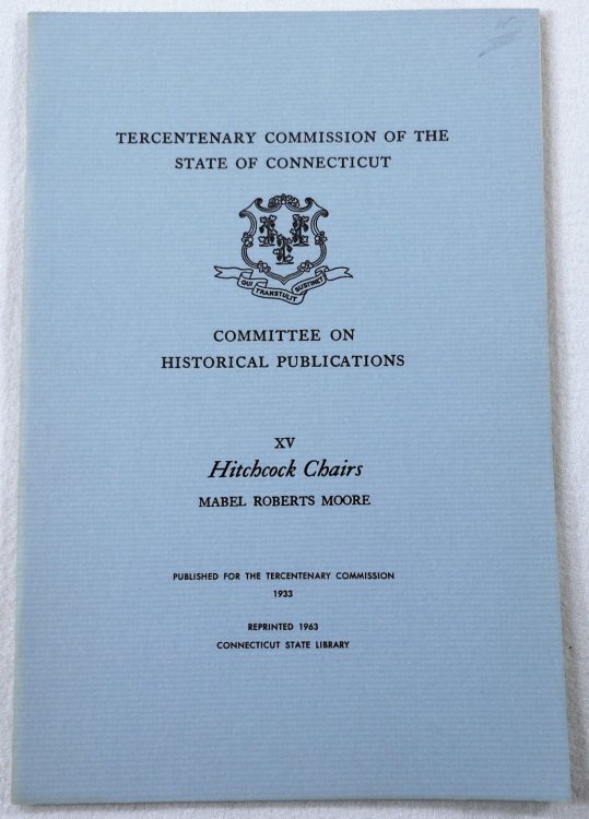 Hitchcock Chairs. Tercentenary Commission of the State of Connecticut