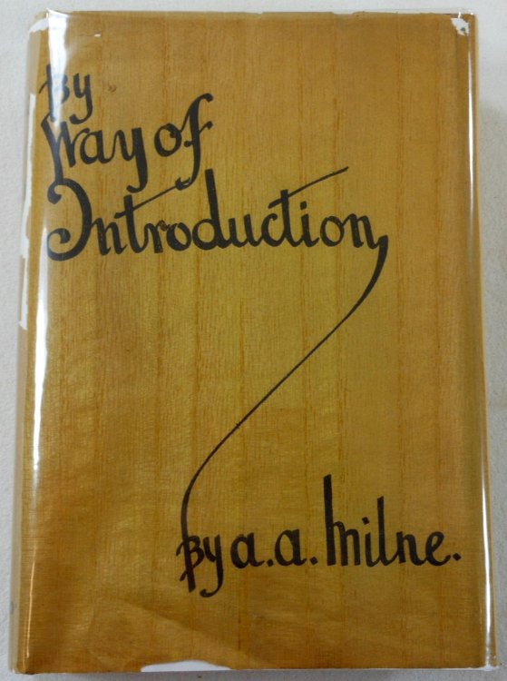 By Way of Introduction