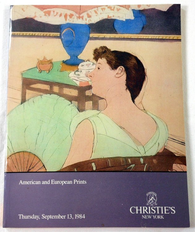 Image for American and European Prints. Christie's New York: September 13, 1984 American and European Prints. Christie's New York: September 13, 1984