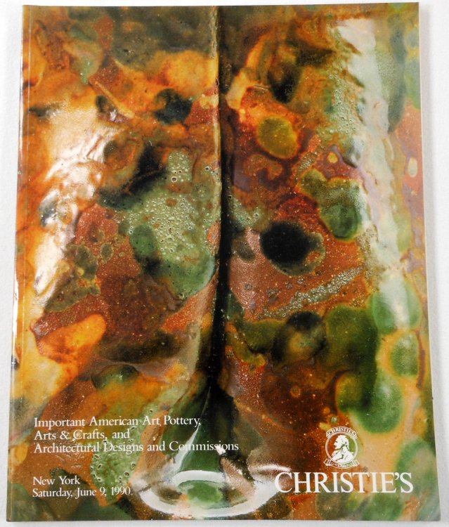 Important American Art Pottery, Arts & Crafts, and Architectural Designs and Commissions. Christie's New York: June 9, 1990. Sale BILOXI-8008[J]