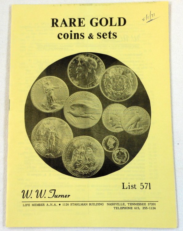 Rare Gold Coins & Sets. List 571