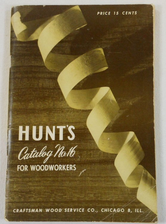 Hunt's Catalog No. 17 for Woodworkers