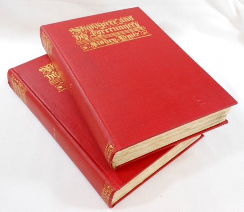 Shakspere and His Forerunners [Shakespeare]. Two Volumes. Studies in Elizabethan Poetry and Its Development from Early English