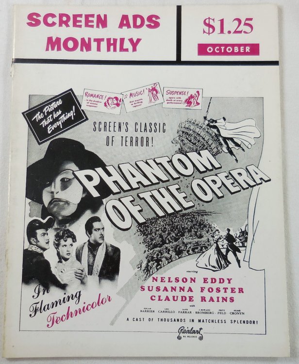 Screen Ads Monthly. Vol. 1, No. 1 - October 1967