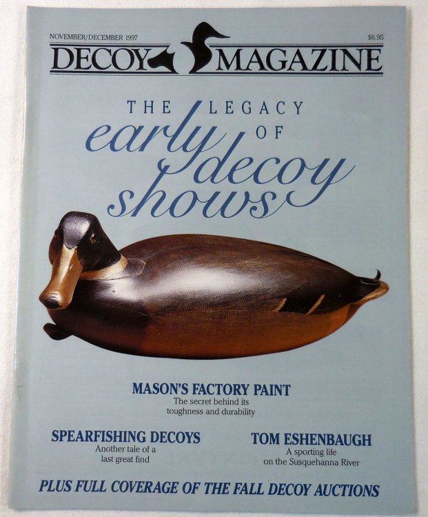 Decoy Magazine. Volume 21, Number 6, November December 1997