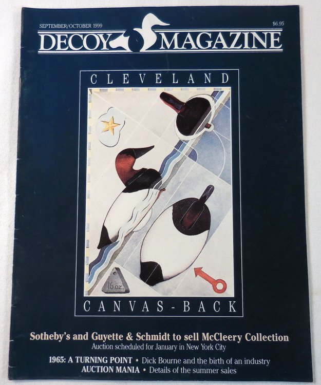 Decoy Magazine. Volume 23, Number 5 September October 1999