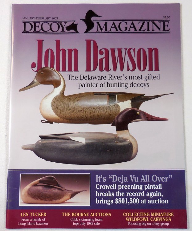 Decoy Magazine. Volume 27, Number 1, January February 2003