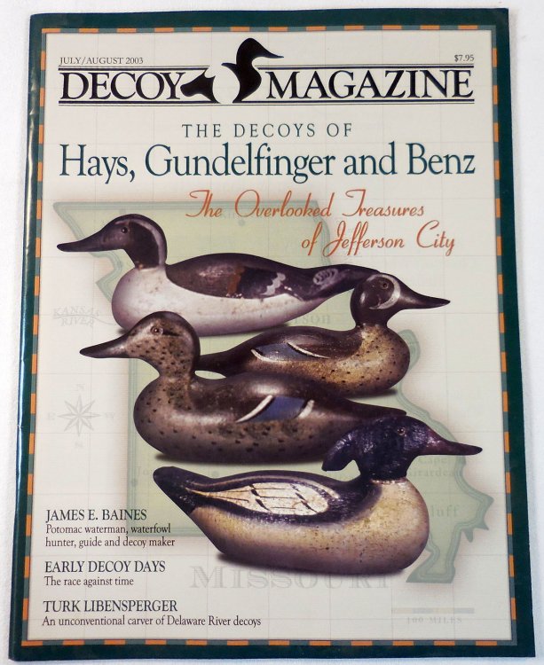 Decoy Magazine. Volume 27, Number 4, July August 2003