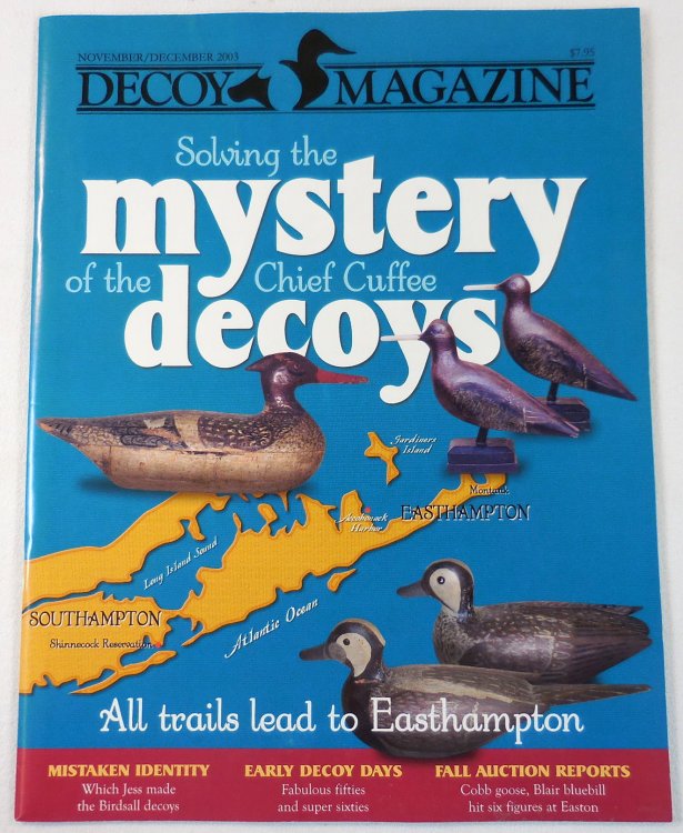 Decoy Magazine. Volume 27, Number 6, November December 2003