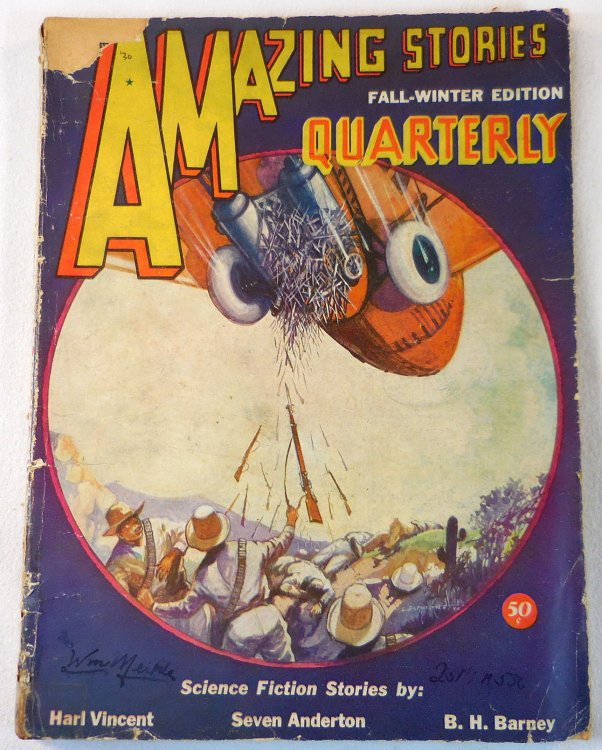 Amazing Stories Magazine Quarterly Science Fiction. Fall-Winter Edition 1932. Vol. 5, No. 3