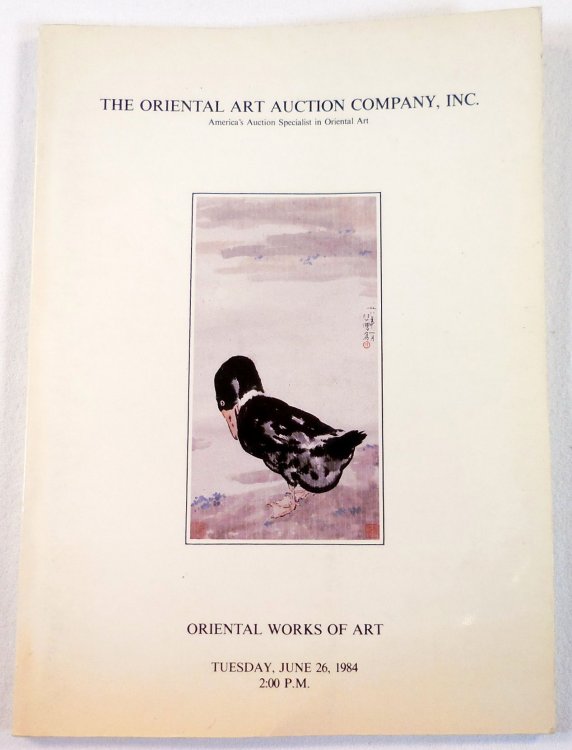 Oriental Works of Art. Sale 62684. June 26, 1984