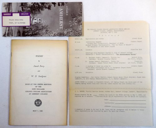 Image for Poems. Read at the Spring Meeting of the New England College English Association at Amherst College Poems. Read at the Spring Meeting of the New England College English Association at Amherst College