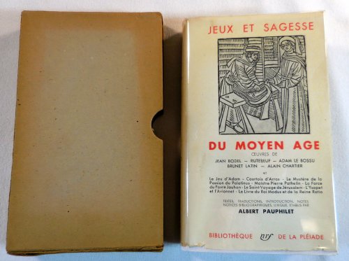 Jeux et Sapience Du Moyen Age. Bibliotheque De La Pleiade