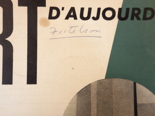 Art d'Aujourd'hui Numero 6 Juin 1951. La Peinture Aux Etats-Unis. Signed By Lorser Feitelson.