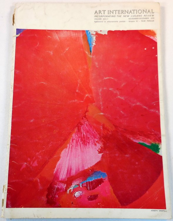 Art International, Incorparating the New Lugano Review. Volume XXII/7 Nov.-Dec. 1978