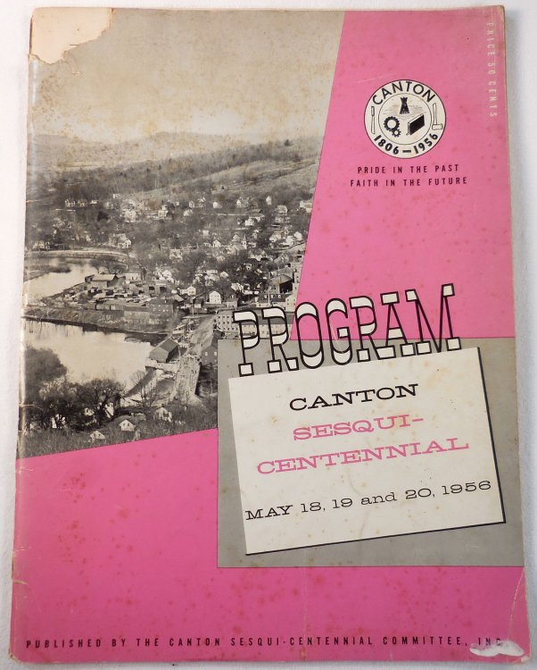 Program of Canton Sesquicentennial 1806-1956