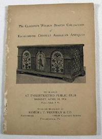 Image for The Clarence Wilson Brazer Collection of Eighteenth Century American Antiques. April 19, 1926 The Clarence Wilson Brazer Collection of Eighteenth Century American Antiques. April 19, 1926
