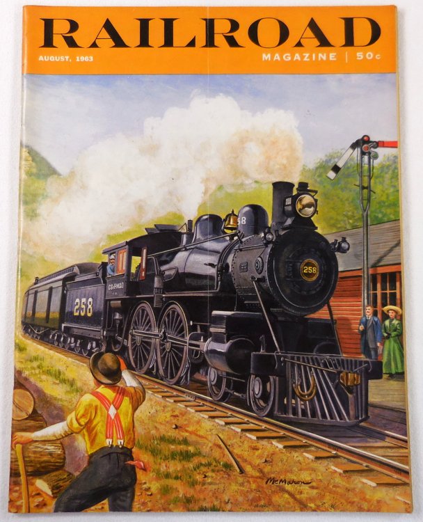 Railroad Magazine: The Magazine of Adventurous Railroading. Vol. 74, No. 5, August 1963