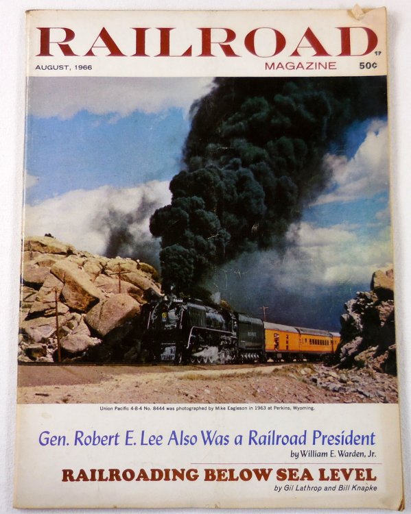Railroad Magazine: Adventurous Railroading and Rail Hobbies. Vol. 79, No. 4 - August 1966