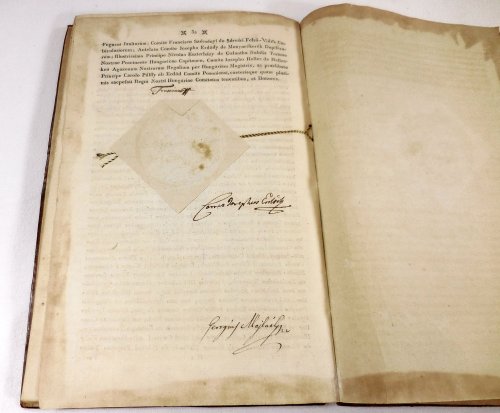 Articuli Diaetales Anni MDCCCVII [1807], with Imperial Seal of Franciscus II