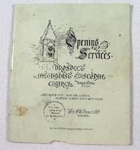 Opening Services: Prospect Methodist Episcopal Church, Bristol, Conn.