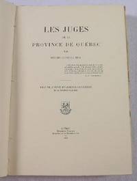 Les Juges De La Province De Quebec