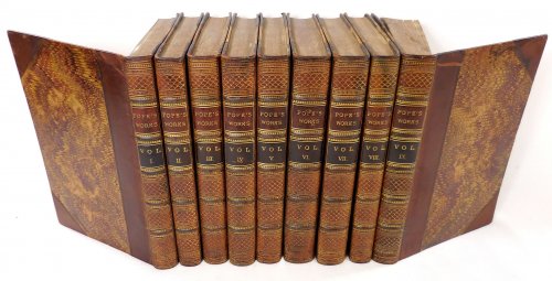 The Works of Alexander Pope Esq. In Nine Volumes Complete. With His Last Corrections, Additions and Improvements;. Together with the Commentaries and Notes of Mr. Warburton